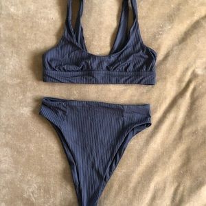 Black Vitamin A Swim Suit Set